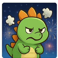 [LINEスタンプ] 花火ステゴサウルスのわくわくナイト@SFW