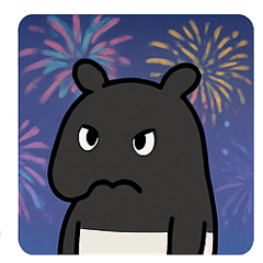 [LINEスタンプ] 花火バクのゆめみナイト@SFW