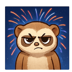 [LINEスタンプ] 花火スローロリスのマジカルナイト@SFW