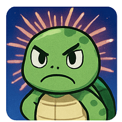 [LINEスタンプ] 花火ウミガメ@SFW