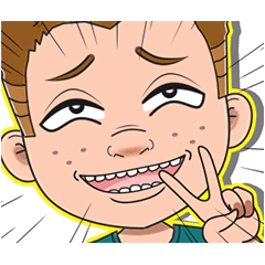 [LINEスタンプ] おもしろくんず2