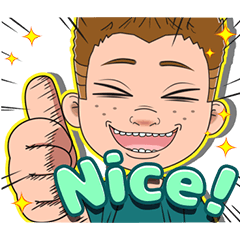 [LINEスタンプ] おもしろくんず