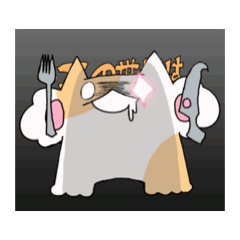 [LINEスタンプ] ねこ3の弱肉 狂 食アニメスタンプ‼︎‼︎