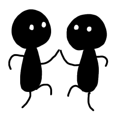 [LINEスタンプ] 感情的なシンプルな人々