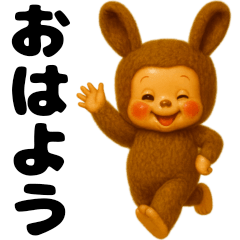 [LINEスタンプ] ラブリー♡うさコグマ 使いやすい日常