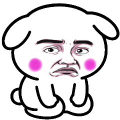 [LINEスタンプ] [アレンジ用]顔だけ劇画白うさぎ