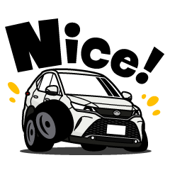 [LINEスタンプ] 大好き！クールなスタイリッシュSUV(20's)2