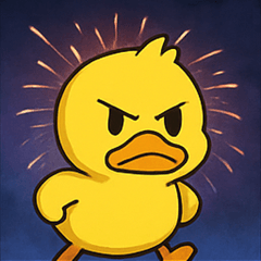 [LINEスタンプ] 花火とガーガーアヒル@SFW