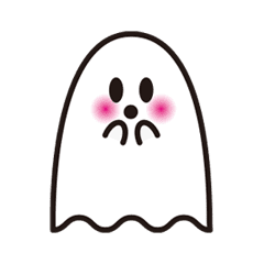 [LINEスタンプ] 動く！幽霊くん！01