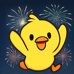 [LINEスタンプ] 花火とピヨピヨヒヨコ@SFW