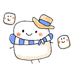 [LINEスタンプ] はがきわんこ/はがきにゃんこ