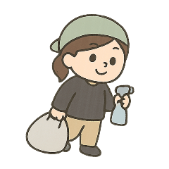 [LINEスタンプ] 清掃員のお仕事スタンプ1