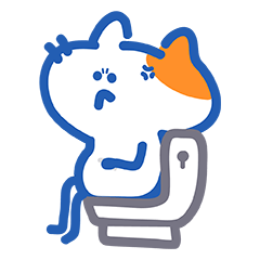 [LINEスタンプ] 白オレンジにゃんこの日記