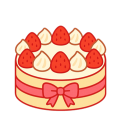 [LINEスタンプ] 誕生日ケーキスタンプアレンジ 