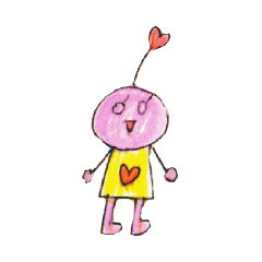 [LINEスタンプ] 花豆ちゃん
