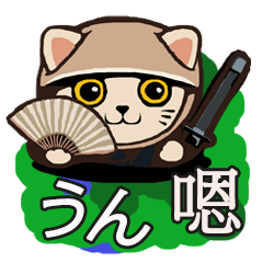 [LINEスタンプ] 224_台湾 - 日本 - ご挨拶-猫