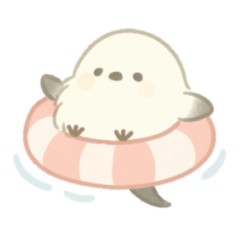 [LINEスタンプ] ほんわかシマエナガ夏の日々