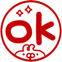 [LINEスタンプ] とびだす●判子でリアクション★ねこうさ