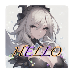 [LINEスタンプ] 擬人化シリーズですが？cool ver.