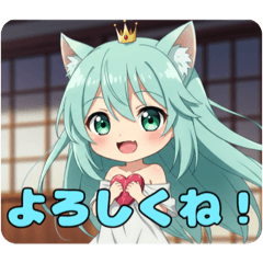 [LINEスタンプ] ハートの精霊みなみちゃんスタンプ 