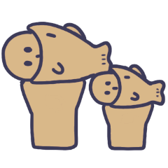 [LINEスタンプ] おやこハニワスタンプvol.2