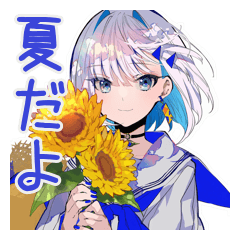 [LINEスタンプ] 夏★パンクセーラー女子スタンプ