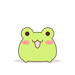 [LINEスタンプ] まんじゅうみたいなかえる