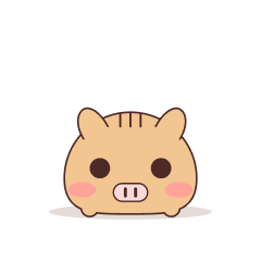[LINEスタンプ] まんじゅうみたいなうりぼう