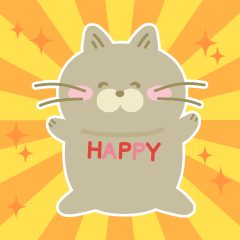 [LINEスタンプ] 日常で使えるでかねこスタンプ
