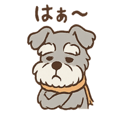 [LINEスタンプ] つぶやきシュナのぼやき日和スタンプ