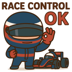 [LINEスタンプ] 世界最速モータースポーツお仕事スタンプ