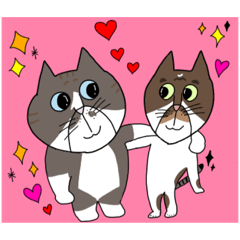 [LINEスタンプ] くわとろきゃっつ3