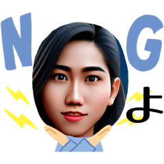 [LINEスタンプ] 私の一言pat5