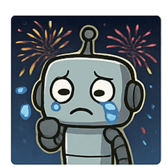 [LINEスタンプ] 花火とピコピコロボット@SFW