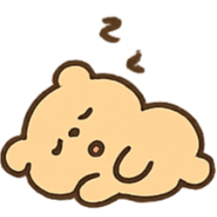 [LINEスタンプ] ミルクティーくま Qomi のぼんやり劇場