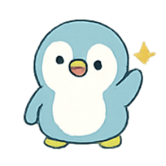 [LINEスタンプ] ふわふわペンギンの気分パレード