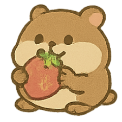 [LINEスタンプ] ころころハムスターの毎日