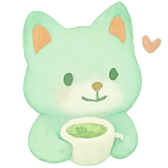 [LINEスタンプ] ミントティーフォックスほっこり