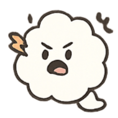 [LINEスタンプ] もこもこ雲のPuffu感情てんこ盛り