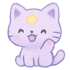 [LINEスタンプ] 星空子猫マジックパック