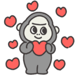 [LINEスタンプ] ◉働くみんなが使えるゴリラさん◉