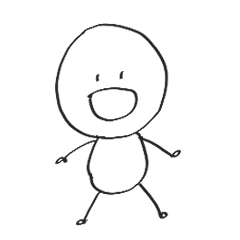 [LINEスタンプ] 人間everyday