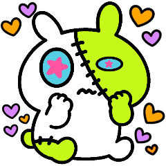 [LINEスタンプ] [アレンジ用]好きに使ってうさぎ9