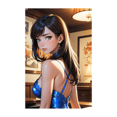 [LINEスタンプ] キャバ嬢w  No.5  背景付