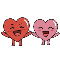 [LINEスタンプ] ハートの物語