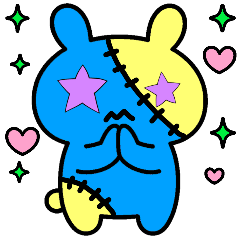 [LINEスタンプ] [アレンジ用]好きに使ってうさぎ5