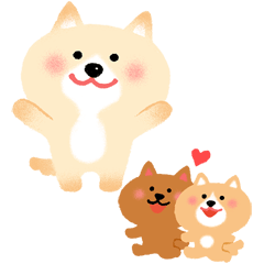[LINEスタンプ] ほぼ文字無し日々の暮らし 犬
