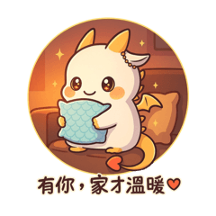 [LINEスタンプ] 琉金太子のあたたかドラゴン