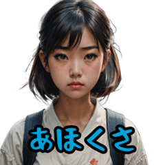 [LINEスタンプ] 根が（ネガティブ）ポジティブ関西