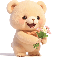 [LINEスタンプ] マルくま（台湾）